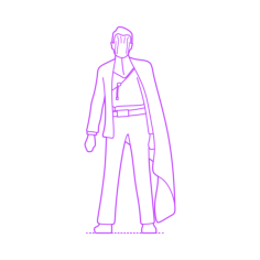 Culture Star Wars Dryden Vos Outline Svg File, Free Vectors File